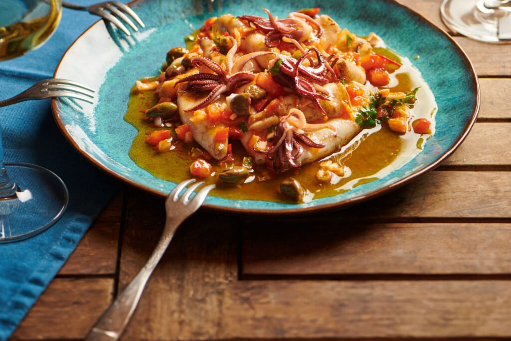 Evropska lignja u paradajz salsi